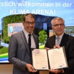 Rhein-Neckar-Kreis und Kommunen unterzeichnen Kooperationsvereinbarung in der Klima Arena in Sinshei...