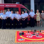 Mühlhausen: Spendenübergabe Feuerwehrdrohne für die Drohnengruppe der Feuerwehr Mühlhausen