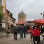 Lautstarke Kerwe-Eröffnung am vergangenen Samstag in Hilsbach