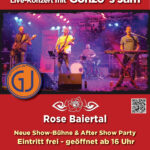 „Rose“ in Baiertal umgebaut – Gonzo’s Jam live am kommenden Freitag