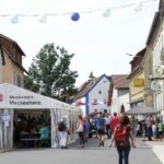 Besuch beim Straßenfest in Meckesheim am heutigen Sonntag …