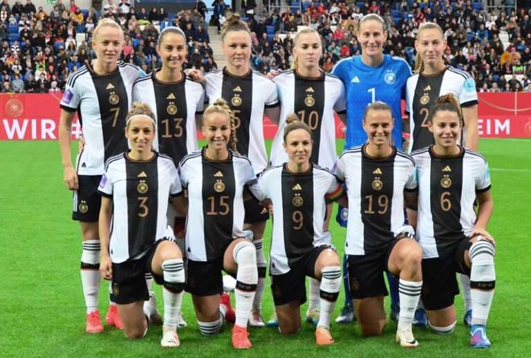 Nations-League Länderspiel der Frauen DEUTSCHLAND gegen WALES in der PreZero Arena Sinsheim am 27.10.2023