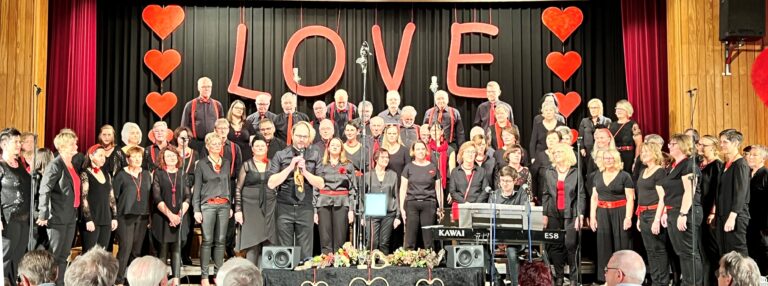 Love is all you need – ein spektakuläres Jubiläumskonzert der ChoryFeen mit dem GV Unteröwisheim in der Kulturhalle Dielheim