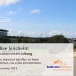 Großes Interesse der Bevölkerung an der geplanten Sinsheimer Energie-Allee in der Dr. Sieber-Halle …