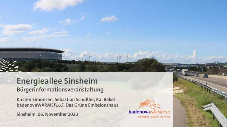 Großes Interesse der Bevölkerung an der geplanten Sinsheimer Energie-Allee in der Dr. Sieber-Halle …
