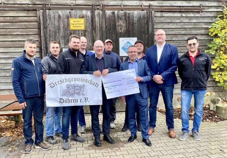 Netze BW-Aktion unterstützt Vereine – Spende für Dreschgemeinschaft Dühren e.V. 