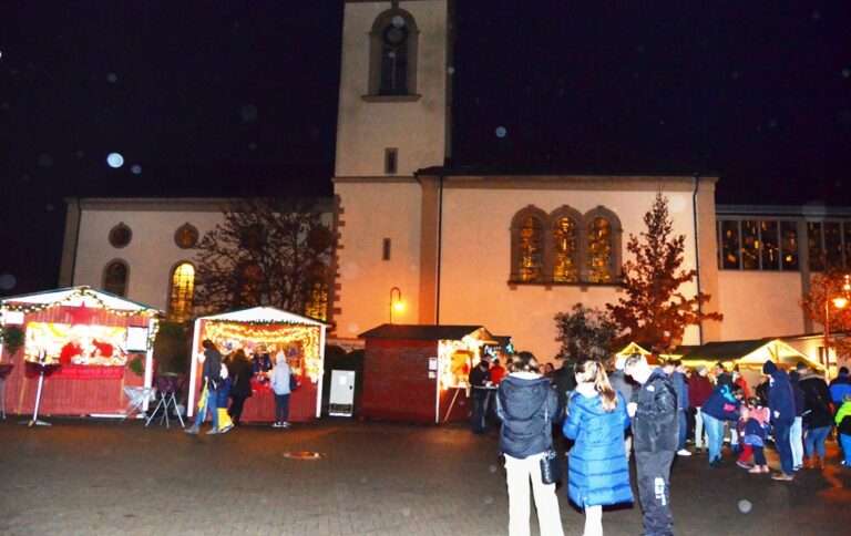 Eröffnung des Weihnachtsmarkts 2023 in Dielheim – Kurzbesuch
