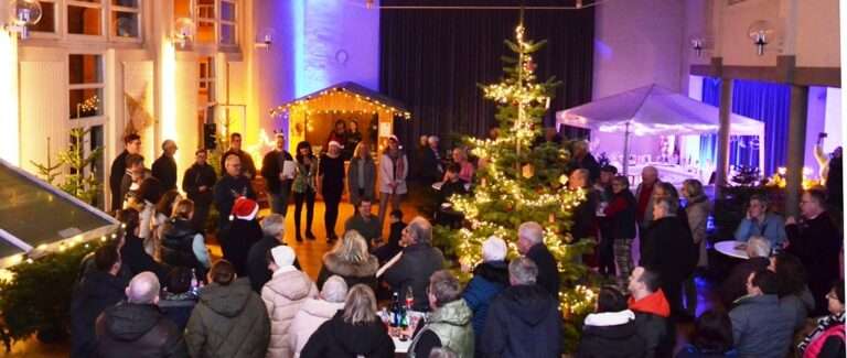 WINTERPLAUSCH – Weihnachtsmarkt unter Dach – MGV Konkordia Balzfeld bietet gemütliches Beisammensein