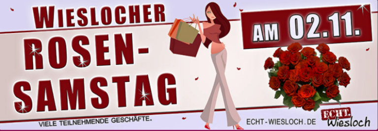 Veranstaltungshinweis: Das erste November Wochenende in Wiesloch …
