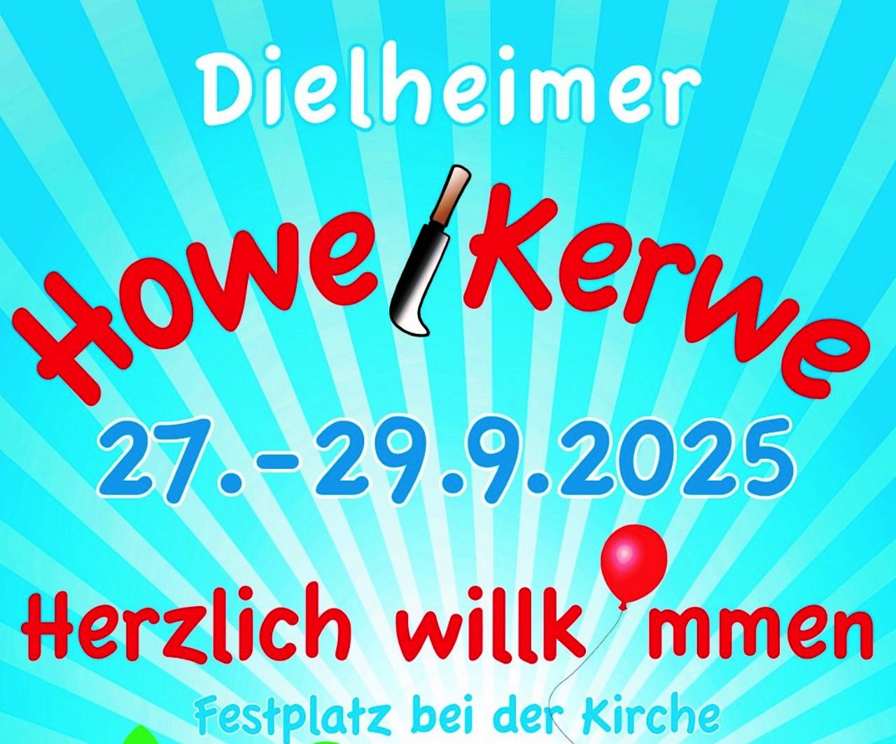 Dielemer HOWE laden zur Kerwe am kommenden Wochenende ein