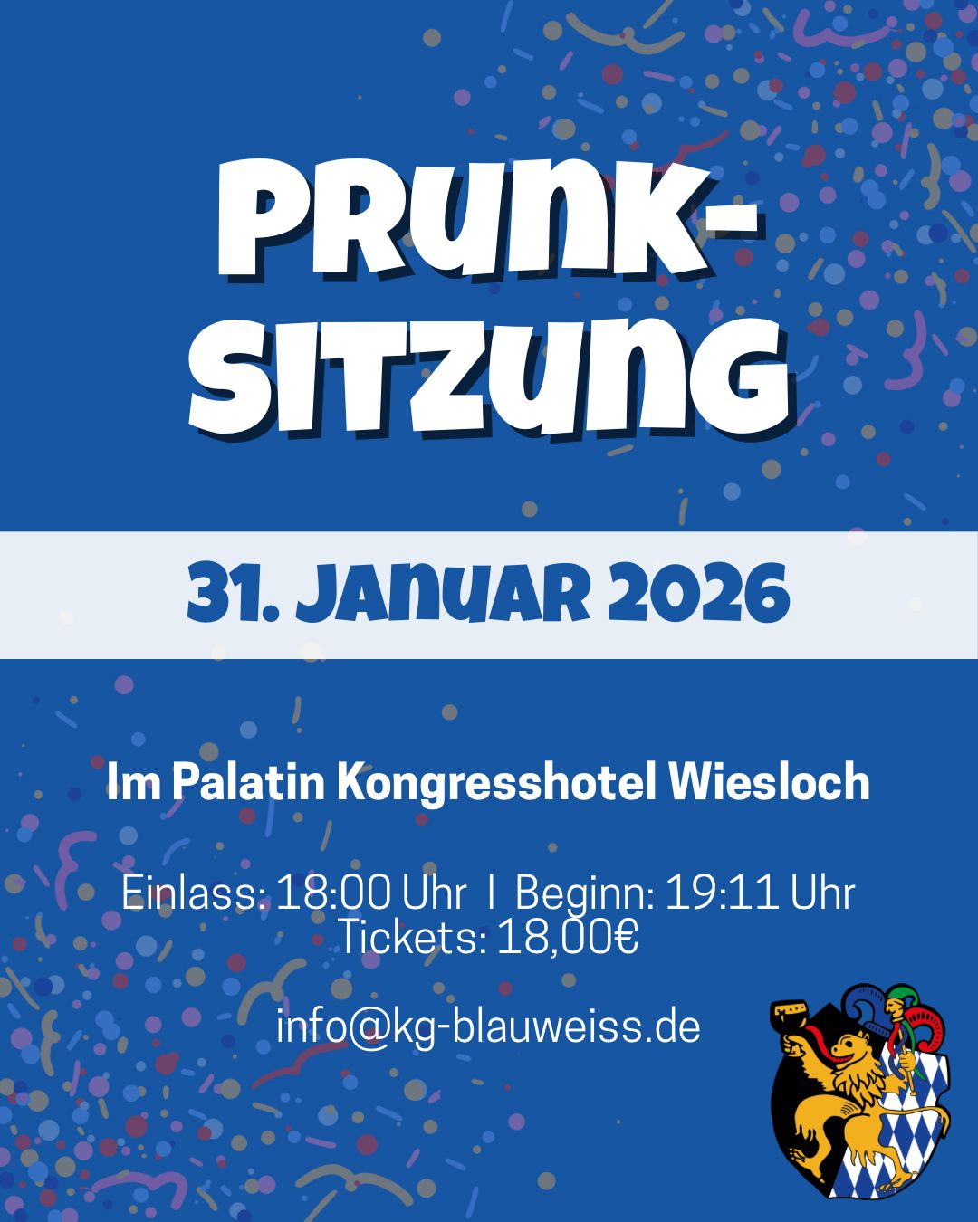Prunksitzung KG Blau Weiss