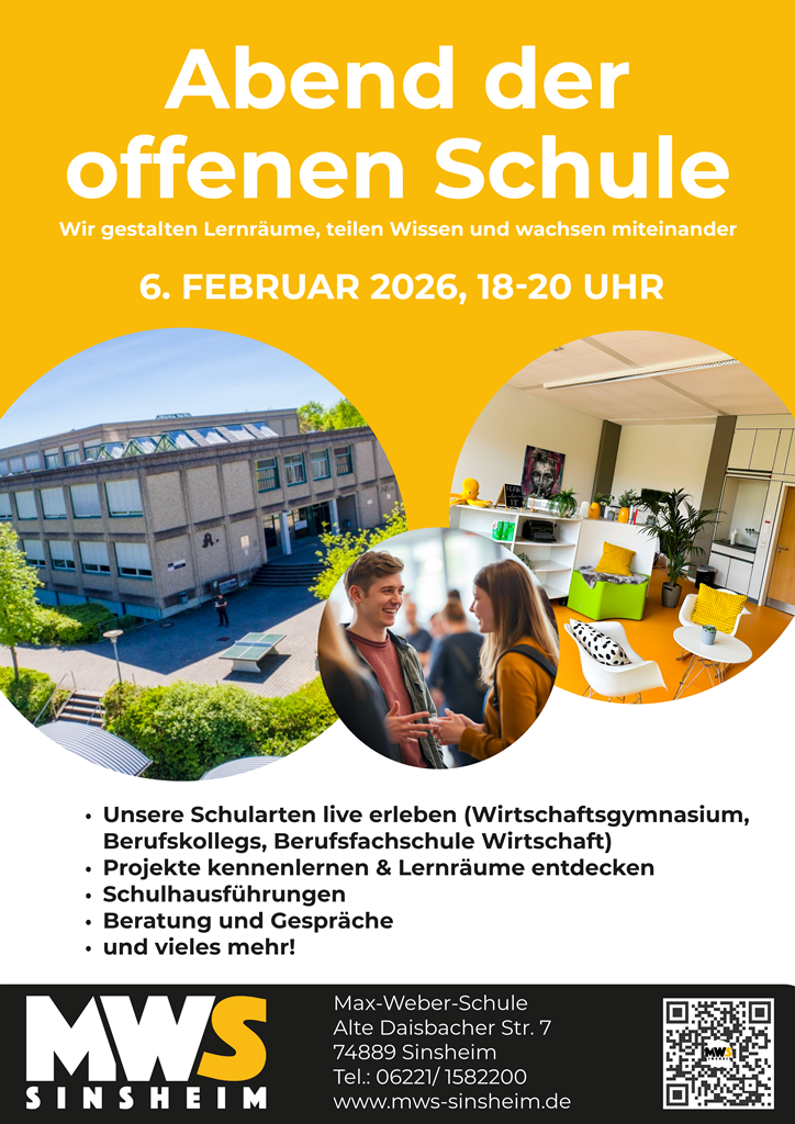 QR_Plakat Abend der offenen Schule Max-Weber-Schule
