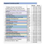 Programmablauf Prunksitzung